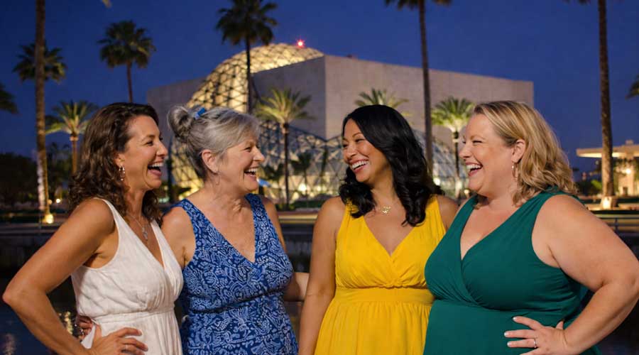 Social re-engagement and evening experiences for women at Lorison lifestyle management retreat