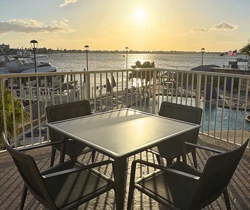 The waterfront exterior of Lorison's residential wellness retreat location in Madeira Beach Florida.